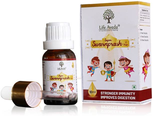 Life Aveda Super Swarnprash with Gold Ash | SuvarnPrashan | Immunity Booster for Children