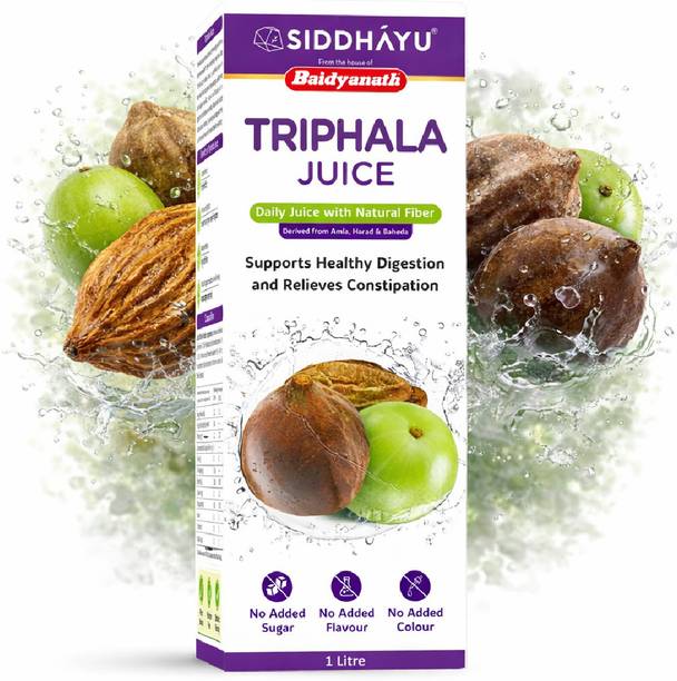 Baidyanath Triphala Juice, All Natural Laxative for Healthy Digestion - 1 L