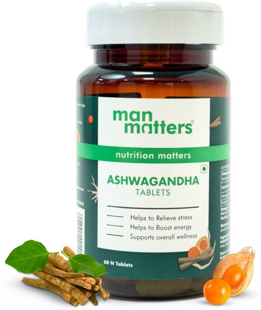 Man Matters Gold Standard 500 mg Ashwagandha Tablets | For Better Immunity & Energy