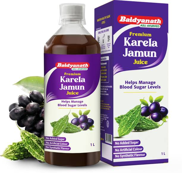 Baidyanath Karela Jamun Juice Ayurvedic Support for Healthy Blood Sugar