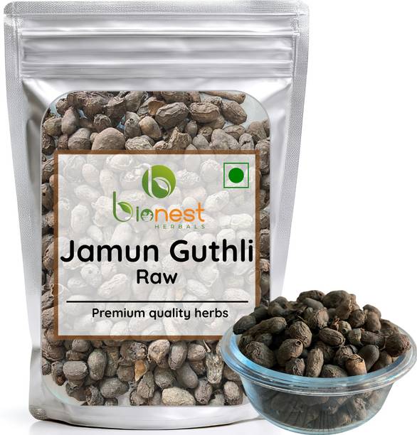 Bionest Herbals Jamun Guthli (Raw) -250 g- Jamun beej / For Diabetes, Digestion, Metabolism