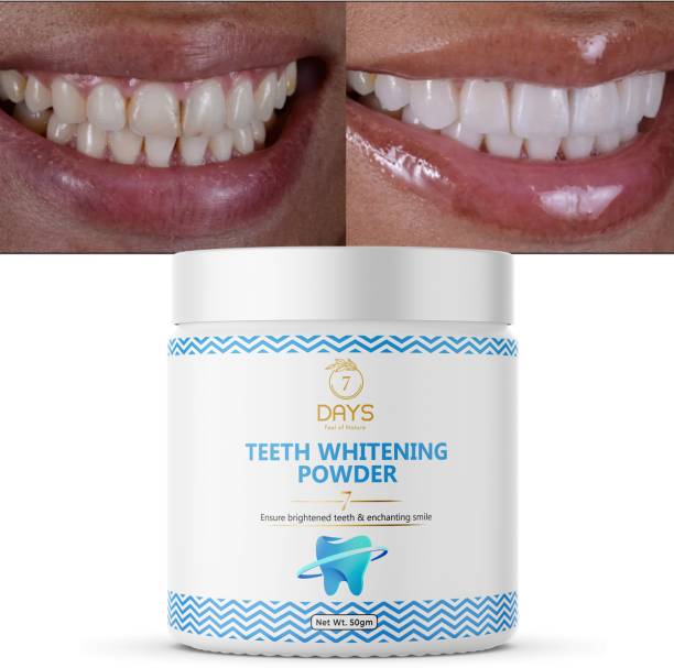 7 Days Charcoal Teeth Whitening Powder - Watermelon Mint