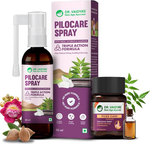 DR. VAIDYA'S Pilo care Spray & Capsule