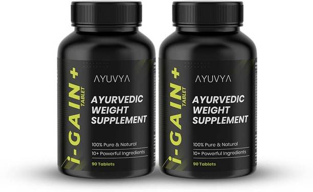 Ayuvya i-Gain+ Weight Supplement, Supports Natural Weight Gain with improved Appetite