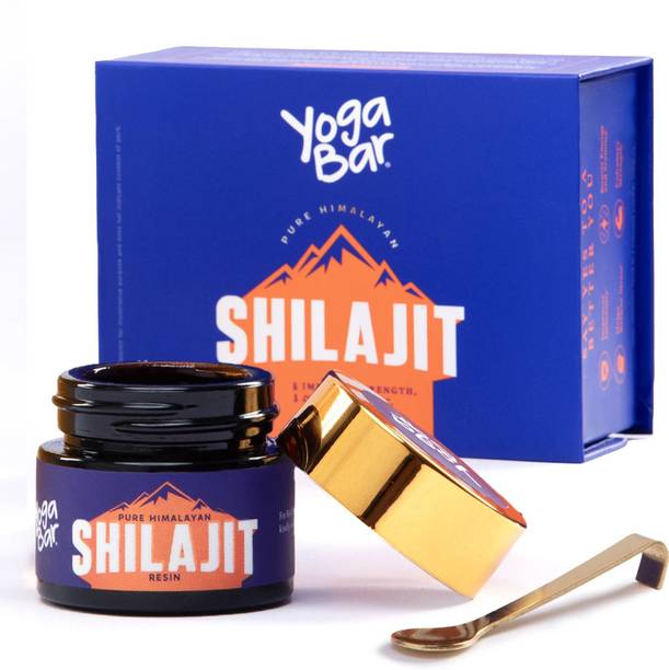 Yogabar Himalayan Pure Shilajit/Shilajeet Resin 10g| 75% Fulvic Acid| Lab Report Inside
