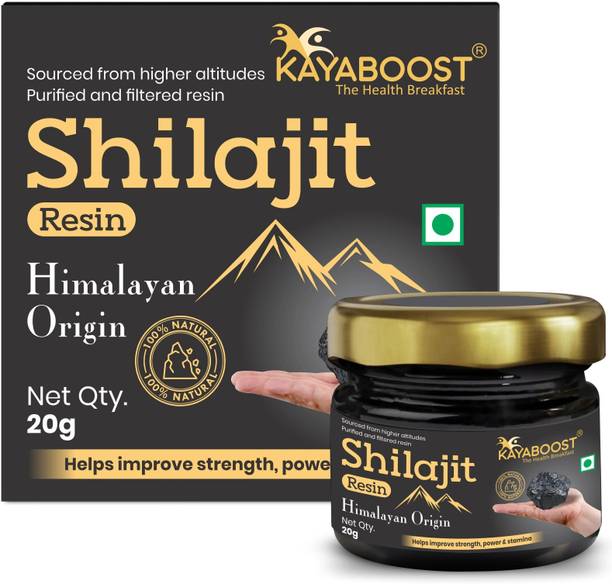 KAYABOOST Pure Shilajit Resin 20g | Boost Performance, Power, Stamina, Strength