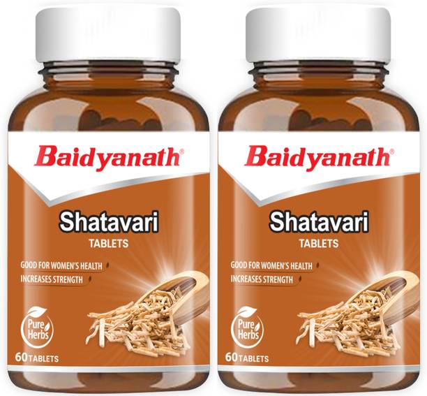 Baidyanath Shatavari Tablets- Complete Women’s Wellness | Good for Nutrition, Supports lactation, Boosts Immunity | 120 Tablets
