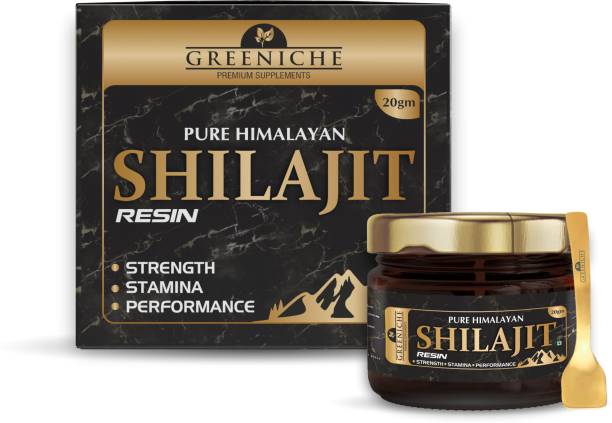 Greeniche Himalayan Shilajit Resin for Performance| Strength, Power & Stamina|20g