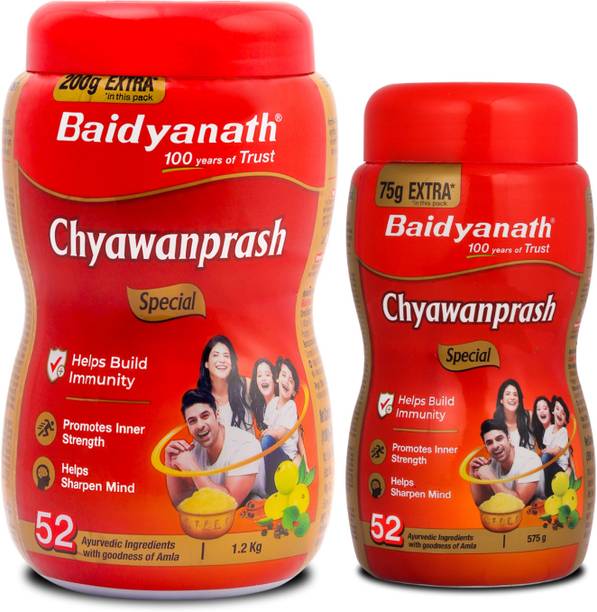 Baidyanath Chyawanprash Special | Ayurvedic Immunity Booster | for All Age Group, Helps to Builds Energy, Strength and Stamina | 275 Gram Extra with