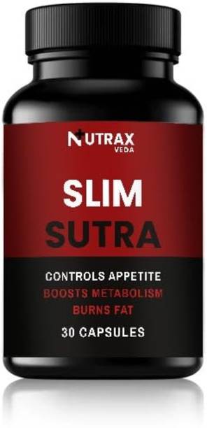 NUTRAX VEDA Nutraxveda Slim Sutra Appetite Control and Metabolism Booster, 30 Capsules