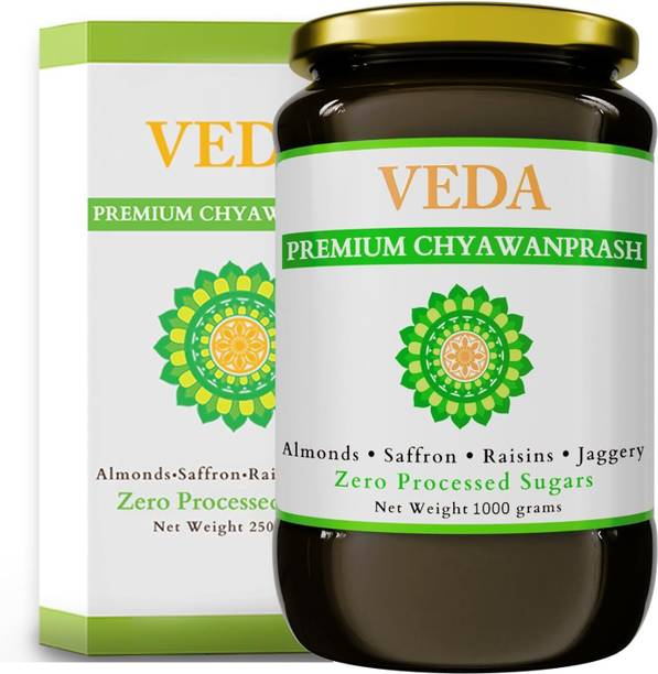 Veda Ayurvedics Veda Premium Chyawanprash | 1000 gm | Enriched with Almonds & Saffron