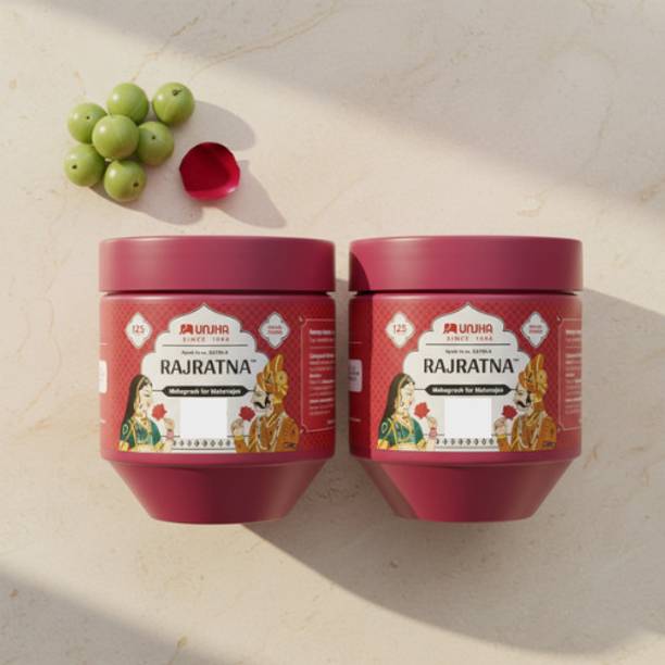 Unjha Rajratna Chyawanprash, Ayurvedic 1 kg Pack of 2 (2KG))