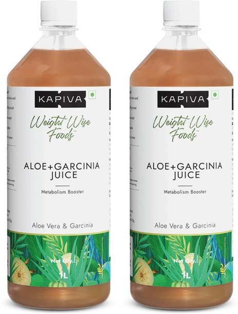 Kapiva Aloe Vera + Garcinia Juice| Helps in Weight Management | No Added Sugar