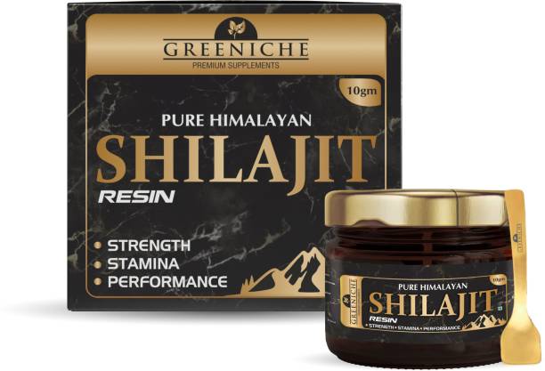 Greeniche Himalayan Shilajit Resin for Performance| Strength, Power & Stamina|10g