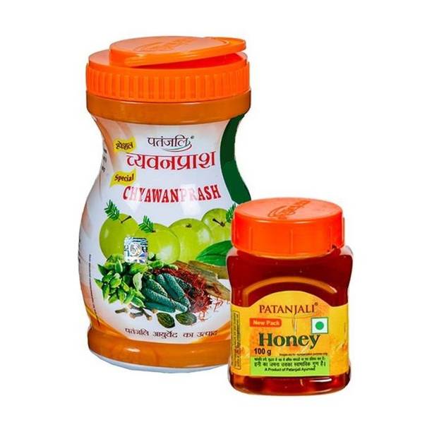 PATANJALI Special Chyawanprash Jar 1Kg + Honey 100 g
