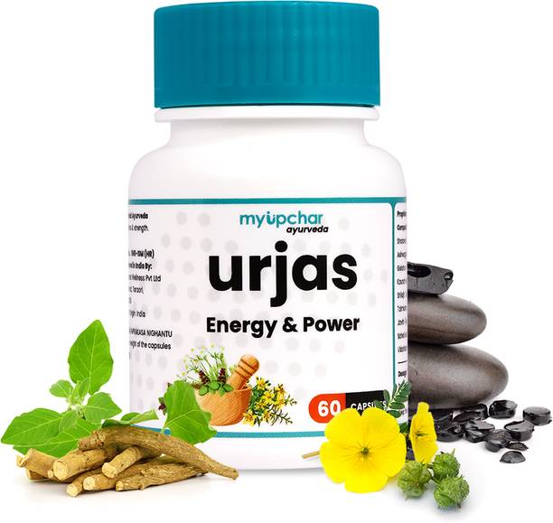 myupchar ayurveda Urjas Energy Capsule For Men with Shilajit, Safed Musli, Ashwagandha