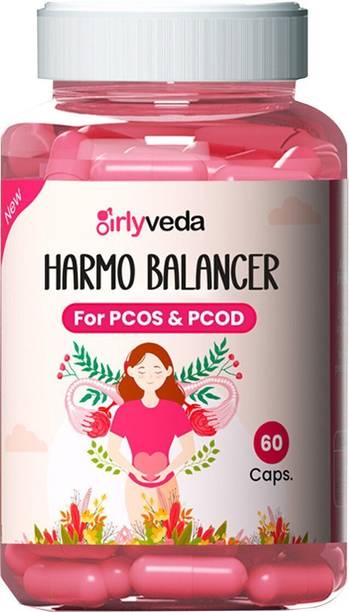 Girlyveda Harmo Balancer | PCOS, PCOD Relief, Hormonal Balance, and Ease Period Cramps