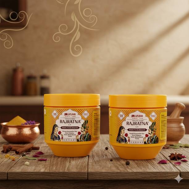 Unjha Rajratna S.F Chyawanprash Low Sugar, Ayurvedic, 500g Pack of 2 (1 KG)