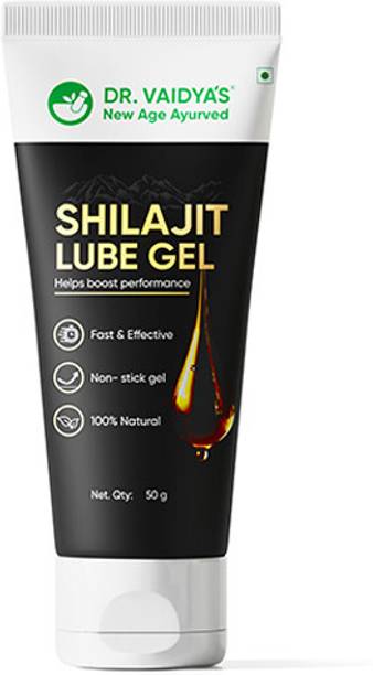 DR. VAIDYA'S ShilajitLube Gel | First Ever Shilajit Infused Lube Gel | 50g Pack of 1
