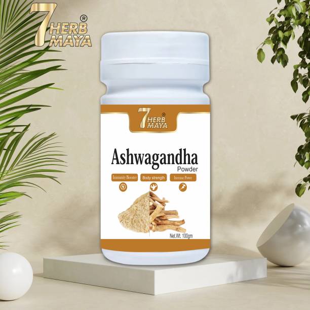 7Herbmaya 100% Pure Organics Ashwagandha Root Powder | Daily use Health Supplement