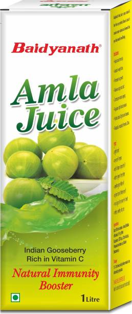 Baidyanath Amla Juice - 1L - Rich in Vitamin C and a Natural Immunity Booster | Rich in antioxidants |Help to Increase Metabolism & improves Digestion
