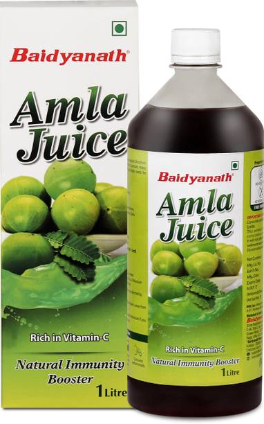 Baidyanath Amla Juice - 1L - Rich in Vitamin C and a Natural Immunity Booster | Rich in antioxidants |Help to Increase Metabolism & improves Digestion