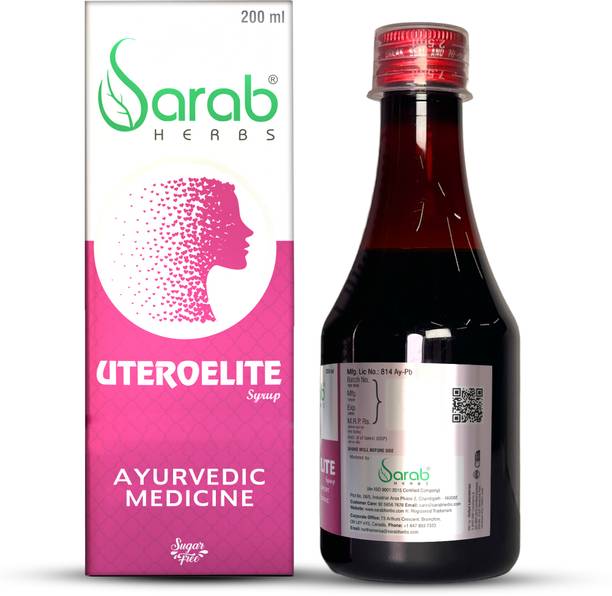SarabHerbs UteroElite Syrup Natural Tonic for Women Ayurvedic Herbal Formula