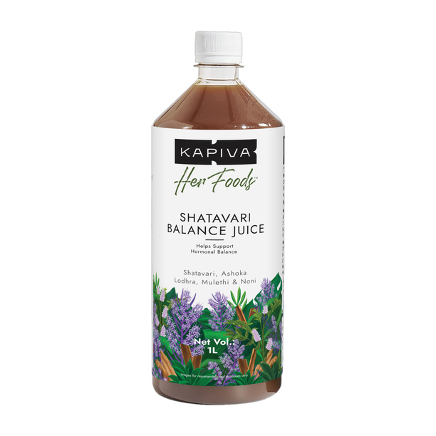 Kapiva Shatavari Balance Juice | Helps Maintain Hormonal Balance |Non-Hormonal, Natural