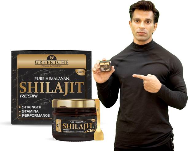 Greeniche Himalayan Shilajit Resin for Performance| Strength, Power & Stamina|20g