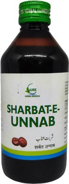 CURE HERBAL REMEDIES Sharbat Unnab (200ml) (Pack Of 2)