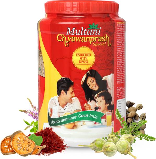 Multani Chyawanprash Special Enriched With Kesar | Build Strength, Stamina - 2Kg