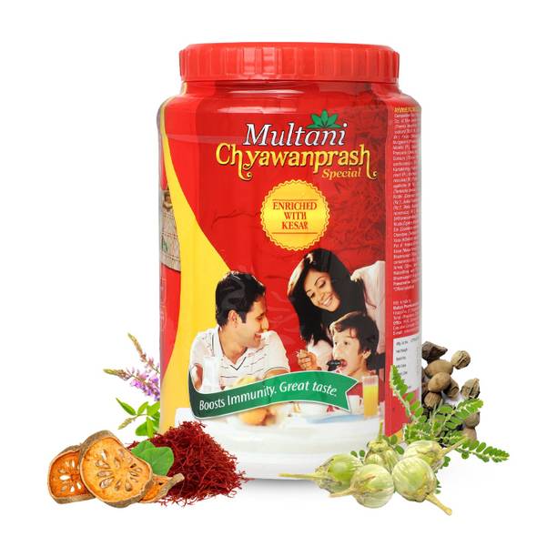 Multani Chyawanprash Special Enriched With Kesar | Build Strength, Stamina - 2Kg