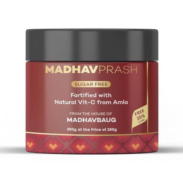 Madhavprash Sugar-Free Heart Ka Chyawanprash with Vit C & Summer Friendly 40+ Herbs