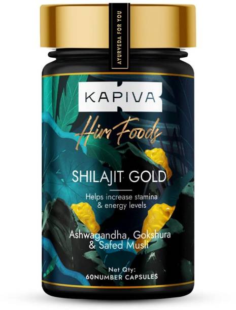 Kapiva Shilajit Gold | Contains 24 Carat Gold | Boosts Stamina | 100% Ayurvedic