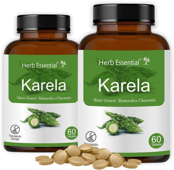 Herb Essential Karela Tablet 60's (Pack of 2)
