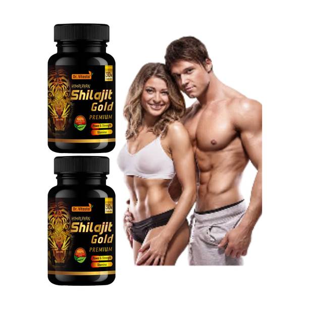 Dr Vitasta Shilajit gold ayurvedic capsule for Stamina, Strength,Endurance
