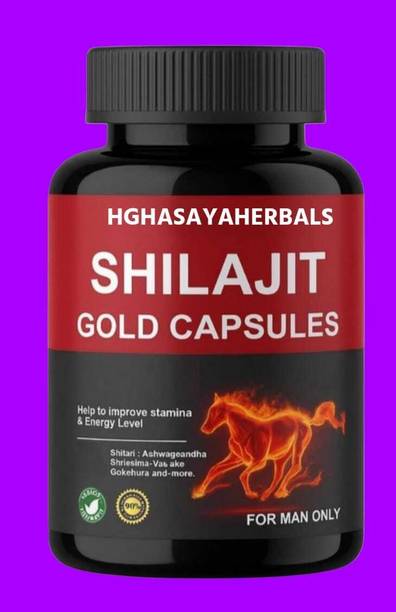HGHASAYAHERBAL Shilajit Gold Capsules With Powerfull Ingredients 12