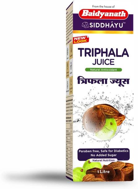 Baidyanath Triphala Juice, All Natural Laxative for Healthy Digestion - 1 L