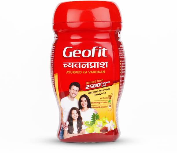 GEOFIT Chyawanprash | With 40+ Ayurvedic Herbs | Boosts Immunity, Strength & Vitality