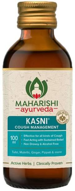 MAHARISHI ayurveda Kasni Ayurvedic Cough Syrup For Chronic Cough Non-Drowsy Non- Habit Forming