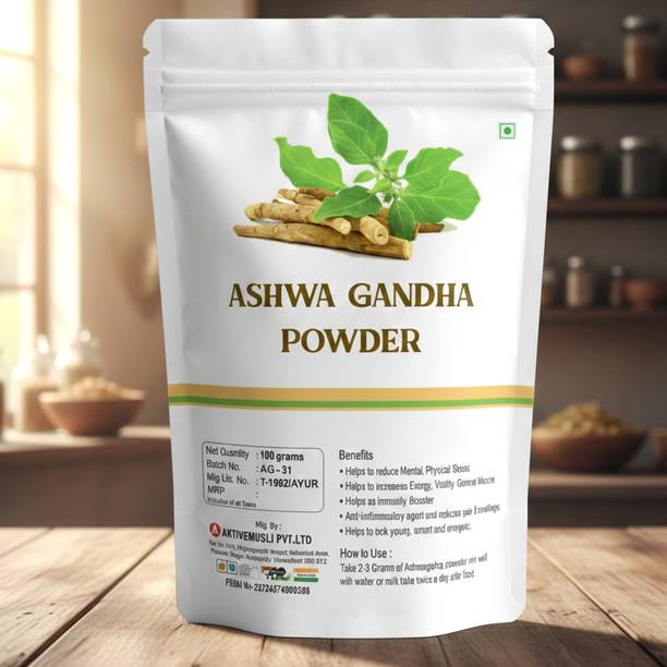 Aktivemusli Ashwagandha Powder Strength & Vitality With Natural Ashwagandha