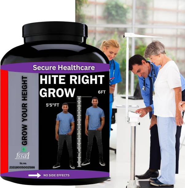 Secure Healthcare Hite Right Grow | Height increase medicine, Powder, Height Gainer Supplement