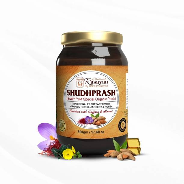 Deep Ayurveda Shudhprash Swarn Yukt For Family immunity Booster, Digestion, Detoxify, Vitality
