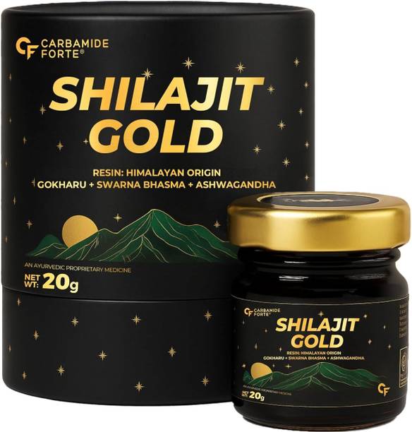CARBAMIDE FORTE Pure Himalayan Shilajit Gold Resin | Shilajeet For Men With Fulvic Acid (180 g)