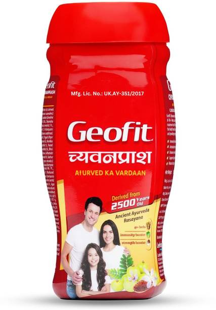 GEOFIT Ayurvedic Chyawanprash, Enriched with Nutrients-Amla & Honey