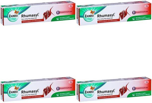 ZANDU Rhumasyl Gel Rhumasyl Non-sticky Pain Relief Gel 30g