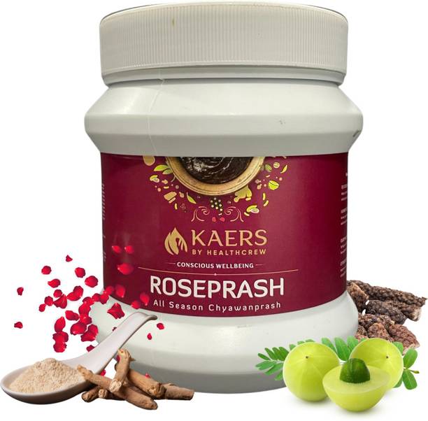Kaers by Healthcrew ROSEPRASH | Ayurvedic All Season Chyawanprash|Family Immunity|Great Taste|800 gm