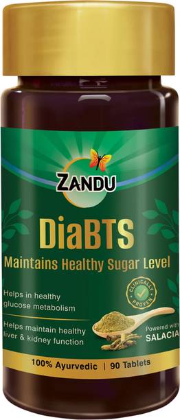 ZANDU DiaBTS Tablets | Clinically Proven for results in 3 months | 100% Ayurvedic