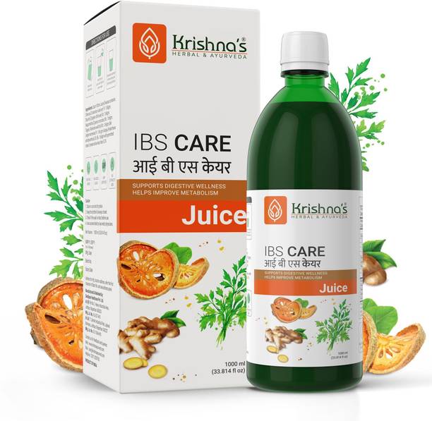 Krishna's Herbal & Ayurveda Natural Herbal IBS Care Juice for Digestive Health Manage Digestive Issue 1000ml