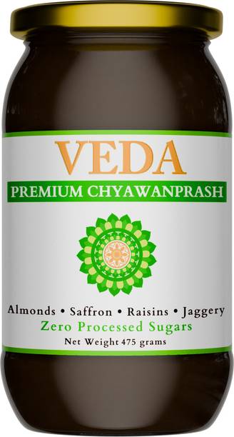 Veda Ayurvedics Veda Premium Chyawanprash | 475 gm | Enriched with Almonds & Saffron
